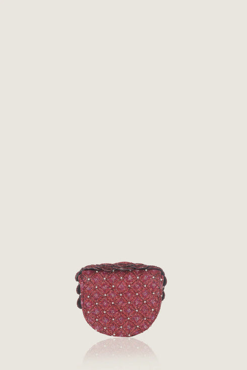 Coco Mini Beaded Sling -Rose